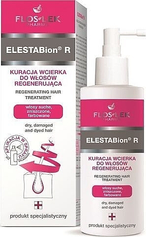 Repair Treatment for Colored, Damaged & Dry Hair - Floslek ElestaBion R — photo N1