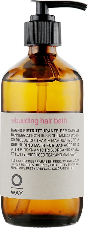 Hair Reconstruction Shampoo - Rolland Oway Rebuilding Hair Bath — photo N7