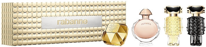 Paco Rabanne Feminine Miniature Set - Set (edp/5ml/x3+parf/5ml) — photo N1