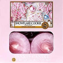 Fragrances, Perfumes, Cosmetics Tea Light Candles - Yankee Candle Scented Tea Light Candles Snowflake Cookie