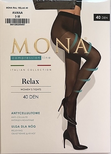 Tights 'Relax' 40 Den, avana - MONA — photo N1