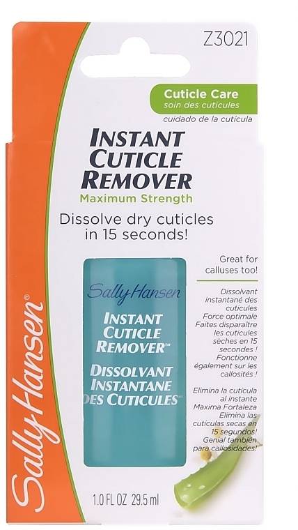 Cuticle Remover Gel - Sally Hansen Instant Cuticle Remover Maximum Strength — photo N1