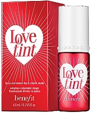 Tinted Lip & Cheek Stain - Benefit Cosmetics Lovetint Lip & Cheek Stain — photo N2