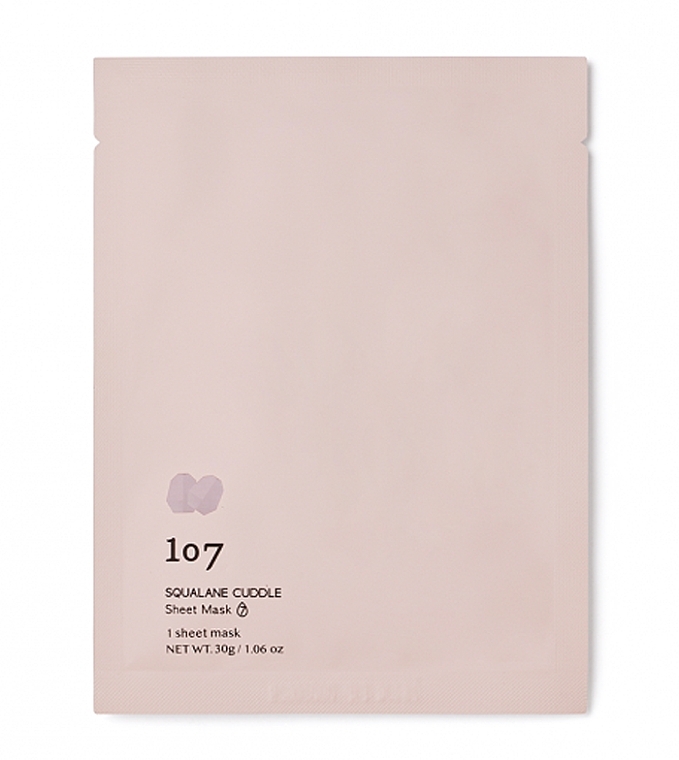 Sheet Mask - 107 Beauty Squalane Cuddle Sheet Mask — photo N1