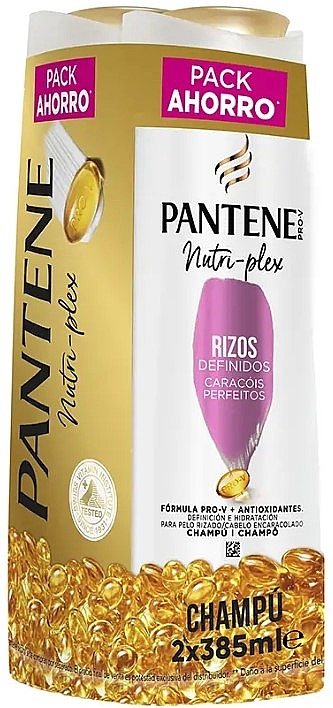 Set - Pantene Pro-V Nutri-Plex Defined Curls Shampoo (shmp/2x385ml) — photo N1