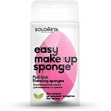 Makeup Sponge with Cut - Solomeya Flat End Blending sponges — photo N2