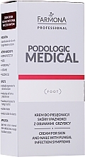 Fragrances, Perfumes, Cosmetics Anti-Mycosis Skin & Nail Care Cream - Farmona Professional Podologic Medical Cream For Skin With Fungal Infection Symptoms