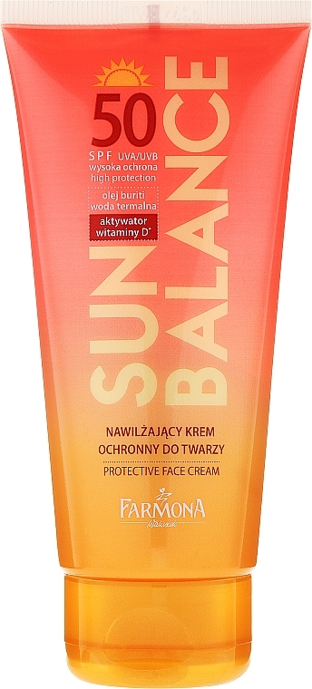 Moisturizing Face Cream - Farmona Sun Balance Cream SPF50 — photo N1