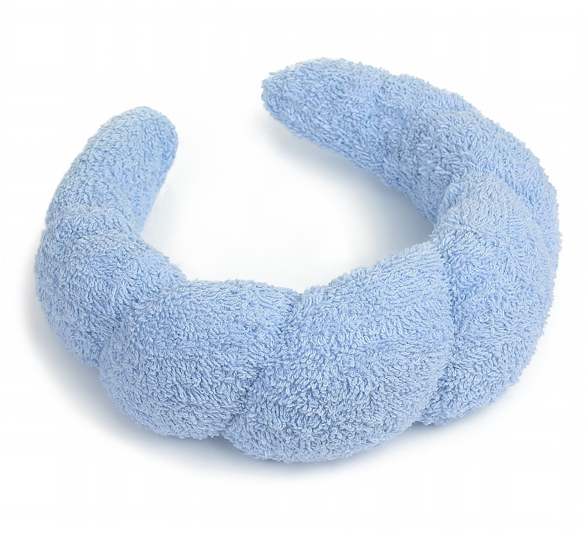 Hair Band, blue - MAKEUP Spa Headband Face Washing Blue	 — photo N2