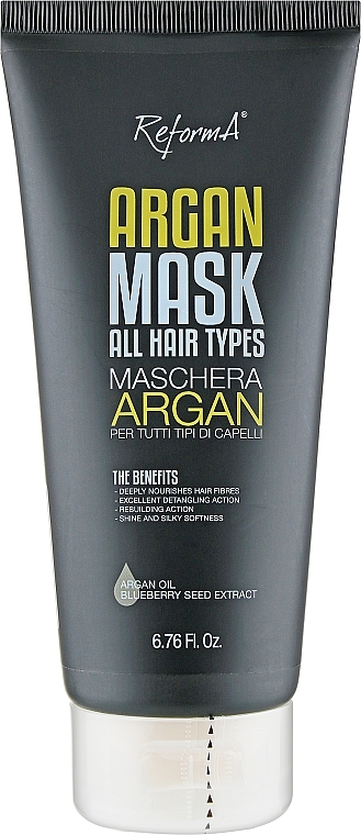 Argan Hair Mask - ReformA Argan Mask For All Hair Types — photo N1