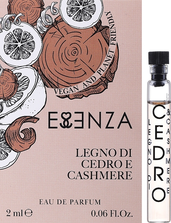 GIFT! Essenza Milano Parfums Cendarwood And Cashmere - Eau de Parfum (sample) — photo N1