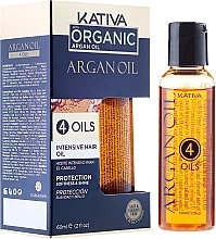 Restoring Protective Hair Concentrate "4 Oils" - Kativa Argan Oil — photo N1