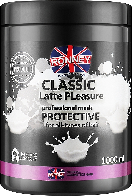 Hair Mask - Ronney Mask Classic Latte Pleasure Protective — photo N2