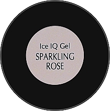 Low-Temperature Gel, milky pink - PNB UV/LED Ice IQ Gel Sparkling Rose — photo N3