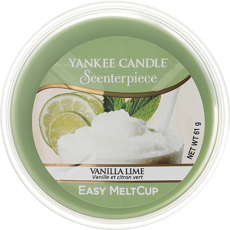 Scented Wax - Yankee Candle Vanilla Lime Scenterpiece Melt Cup — photo N6