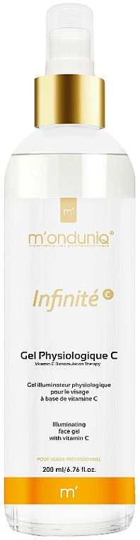 Vitamin C Cleansing Gel - M'onduniq Infinite C Illuminating Physiological Face Gel With Vitamin C — photo N1