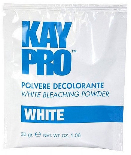 Hair Bleaching Powder "White" - KayPro Bleach Powder White (sachet)  — photo N1