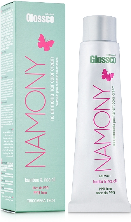 Ammonia-Free Hair Color - Glossco Color Cream Namony — photo N1