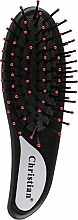 Hair Brush, CR-4008, black - Christian — photo N1