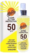 Fragrances, Perfumes, Cosmetics Sunscreen Spray - Malibu Clear All Day Protection SPF 50