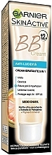 Fragrances, Perfumes, Cosmetics BB Face Cream - Garnier Skin Active BB Cream Anti-shine