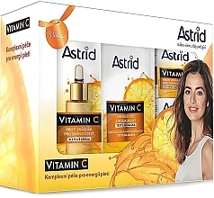 Set - Astrid Vitamin C Set (f/cr/2x50ml + f/ser/30ml + f/mask/20ml) — photo N1