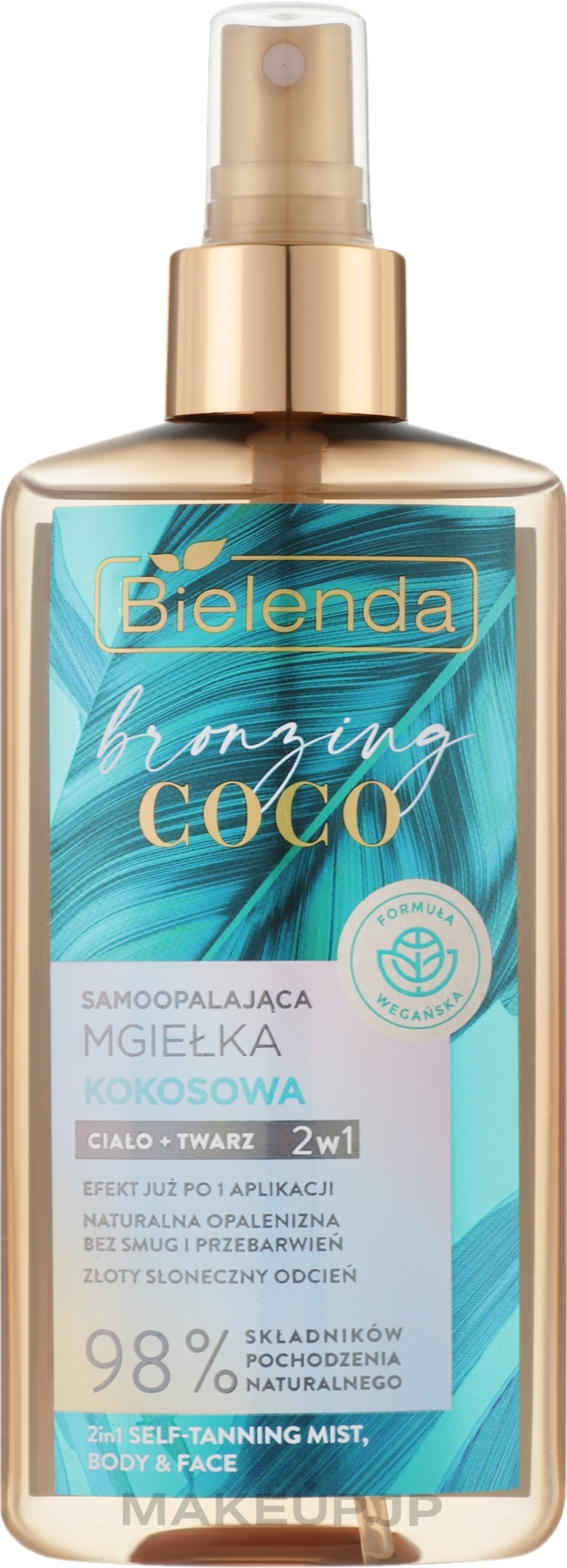 Face & Body Mist - Bielenda Bronzing Coco Coconut Mist — photo 150 ml