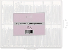 Fragrances, Perfumes, Cosmetics Upper Nail Forms, classic, 120 pcs. - Tufi Profi Premium