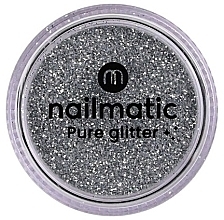 Glitter for Nail Design - Nailmatic Pure Glitter Small Silver Glitter — photo N1