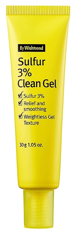 Anti-Acne Sulfur Spot Gel - By Wishtrend Sulfur 3% Clean Gel — photo N1