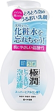 Hyaluronic Face Cleansing Foam - Hada Labo Gokujyun Foaming Face Wash — photo N1