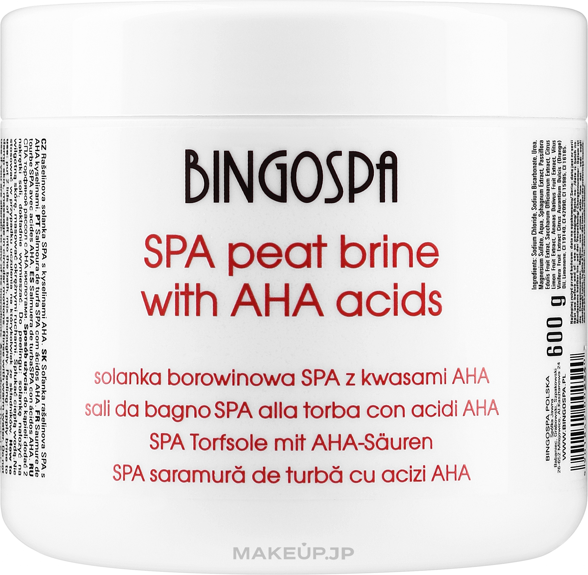 Gentle AHA Bath Salt - BingoSpa — photo 600 g