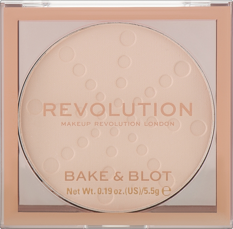 Face Powder - Makeup Revolution Bake&Blot Powder — photo N2