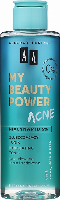 Exfoliating Tonic - AA My Beauty Power Acne Exfoliating Tonic — photo N1