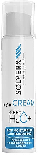 Eye Cream - Solverx DeepH2O+ Eye Cream — photo N1