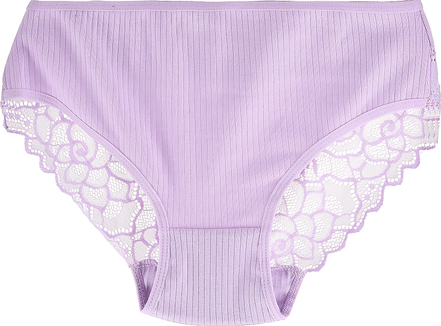 Women Bikini Panties with Lace BDM601-006, purple - Moraj — photo N1