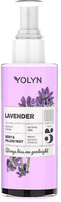 Body & Linen Mist "Lavender" - Yolyn Body Mist — photo N1
