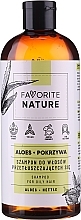 Fragrances, Perfumes, Cosmetics Aloe & Nettle Shampoo for Oily Hair - Favorite Nature Shampoo For Oily Hair Aloes & Nettle