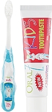 Kids Set "Cheeky Bunny" - Oral7 Kids Toothpaste ( toothpaste/65g + toothbrush) — photo N2