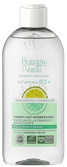 Vitamin B3 Tonic - Bottega Verde Beauty Extracts Vitamin B3+ Skin Perfecting Face Toner — photo N1