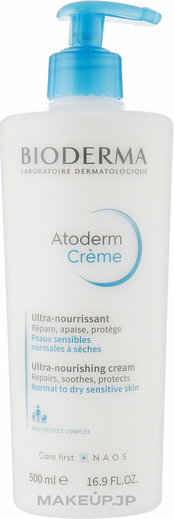 Nourishing Body Cream for Dry and Sensitive Skin - Bioderma Atoderm Ultra-Nourishing Cream — photo 500 ml