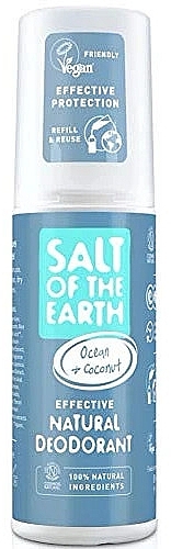 Natural Deodorant Spray - Salt of the Earth Ocean & Coconut Spray — photo N1