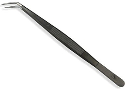 Fragrances, Perfumes, Cosmetics Slanted Tweezers, Black - Erlinda Solingen