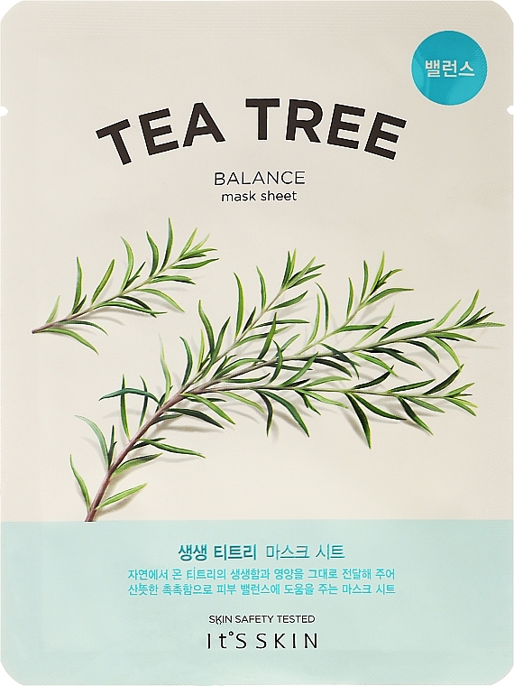 Tea Tree Facial Sheet Mask - It's Skin The Fresh Mask Sheet Tea Tree — photo N1