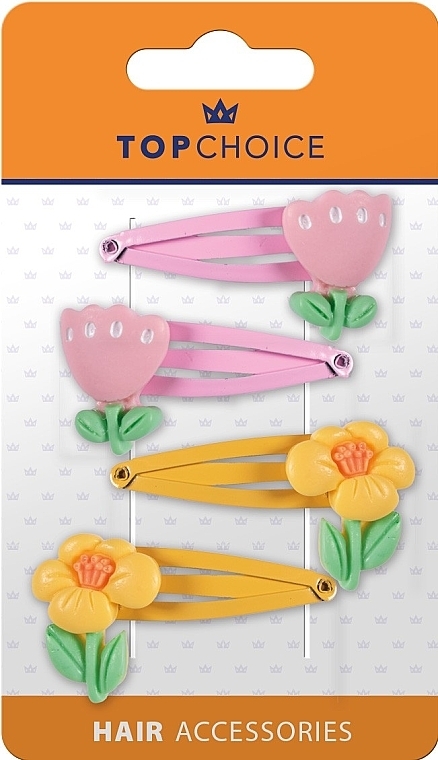 Hair Clips "Flowers", 26720 - Top Choice — photo N1