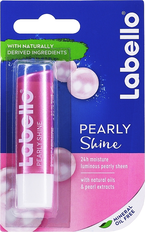 Lip Balm "Pearly Shine" - Labello Lip Care Pearly Shine Lip Balm — photo N1