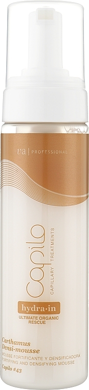 Strengthening & Moisturizing Hair Mousse - Eva Professional Capilo Carthamus Densi-Mousse №43 — photo N1