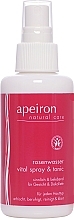 Face and Decollete Spray with Rose Water - Apeiron Rose Water Vital-Spray — photo N1