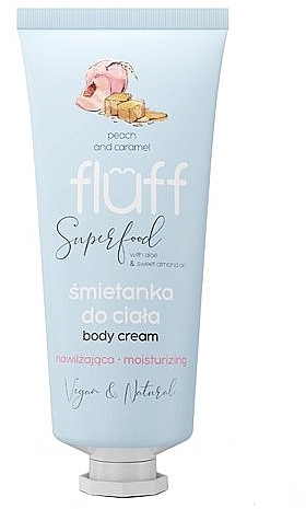 Body Cream Balm "Peach and Caramel" - Fluff Body Cream — photo N1