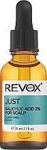 Fragrances, Perfumes, Cosmetics Salicylic Acid Scalp Serum - Revox Just Salicylic Acid 2% For Scalp